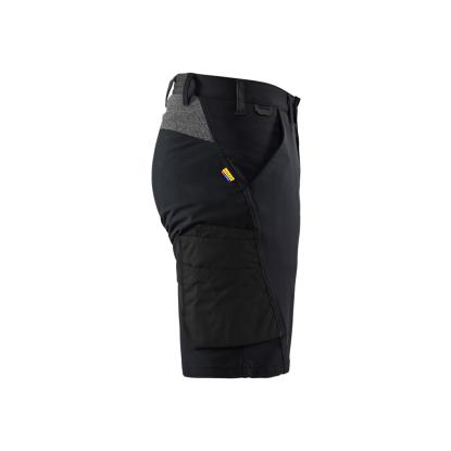 Blåkläder 1423 service shorts 4-vejs stretch, sort/mørk grå