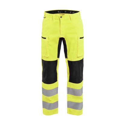 Blåkläder 1585 high vis buks med stretch, hi-vis gul/sort