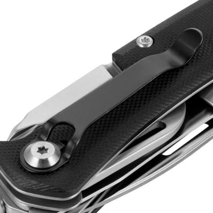 M-TAC Type 9 foldekniv (6 værktøjer), sort/rustfrit stål