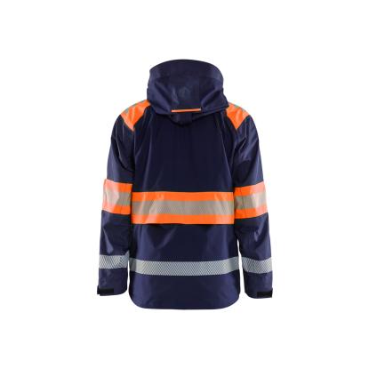 Blåkläder 4420 high vis skaljakke, marineblå/hi-vis orange