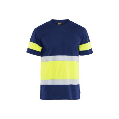 Blåkläder 3387 high vis t-shirt, marineblå/hi-vis gul