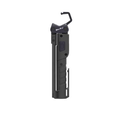 BATO Pro Slim mini foldbar arbejdslampe med magneter og krog, genopladelig, 3W, 120-400 lumen