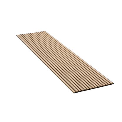 FOG & VENØ Fjordwall akustikpanel, eg, brun MDF, sort filt, 600 x 2400 x 19 mm