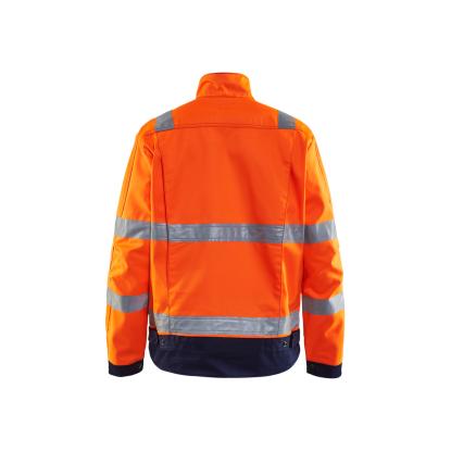 Blåkläder 4023 high vis arbejdsjakke, hi-vis orange/marineblå