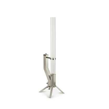 Gardenflare Klassisk ildrør, sølv, H130,6 cm