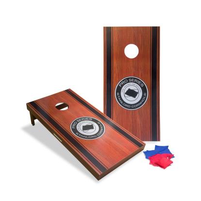 Stanlord Cornhole Pro Original med 8 kasteposer, mørk - 2 stk.