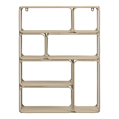 Lanciano vægreol, metal, beige, 48 cm