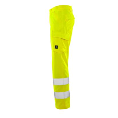 MASCOT SAFE LIGHT arbejdsbukser med lårlommer, hi-vis gul