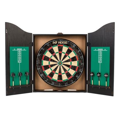 My Hood dart skab pro med pile, sort - 50 x 63 x 8,5 cm