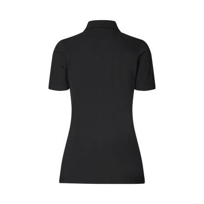 ID Ease 0557 poloshirt, lyocell, dame, sort