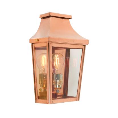 Norlys Chelsea Big væglampe, E27, IP44 - 39 x 26 cm, kobber