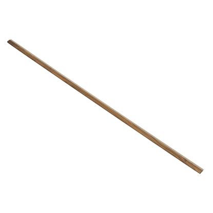 I-Wood afslutningsliste til akustikpanel, klar olieret, beige filt og sort kerne, valnøddefiner, 17 x 42 mm