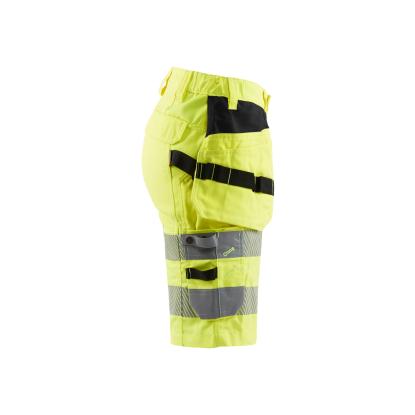 Blåkläder 7186 dame high vis shorts med stretch, hi-vis gul
