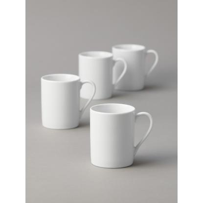 aida Atelier krus med hank, 28 cl, porcelæn, hvid - 4 stk.