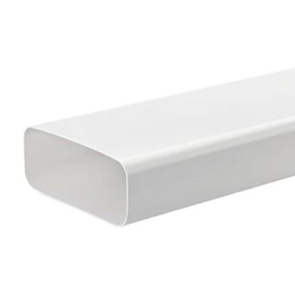 JG Nordic aftrækskanal, flad, 99 x 222 mm - 1 meter