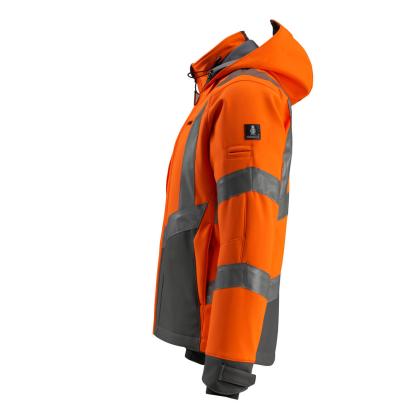 MASCOT SAFE SUPREME Blackpool softshell jakke, hi-vis orange/mørk antracit