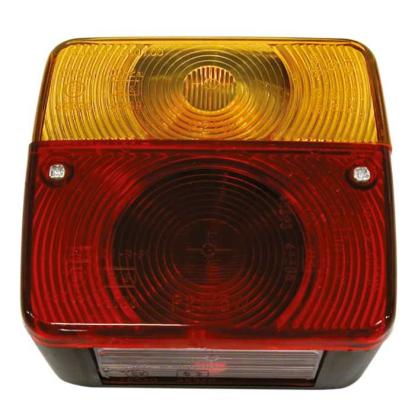 Trailerlygte, 4 funktioner, 99 x 93 mm