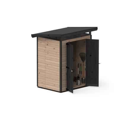Upyard Strongbox redskabsrum M, lysbrun/sort - 1,76 m²