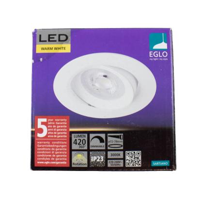 EGLO Sartiano downlight kipbar LED 5W hvid
