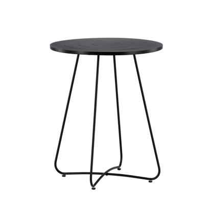 Venture Design Bacong cafébord, sort, Ø60 cm