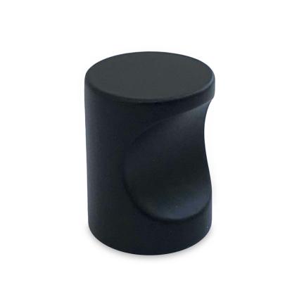 Jasa Company Spa møbelknop med fingergreb, Ø17 mm, mat sort