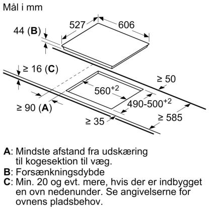 Bosch PKF675FP2E glaskeramisk kogeplade