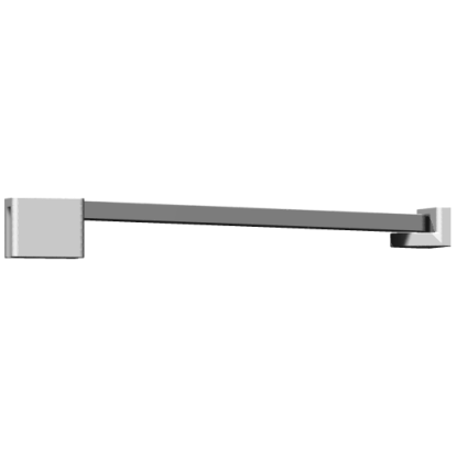 Scanbad Match arm til fast væg, model D, 30 cm, satin