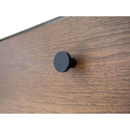 Beslag Design Circum knop, Ø33 mm, sort