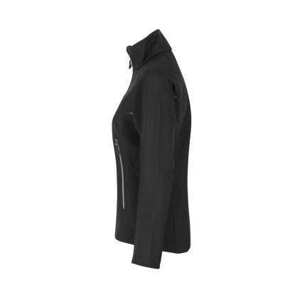 ID 0869 softshelljakke, performance, dame, sort
