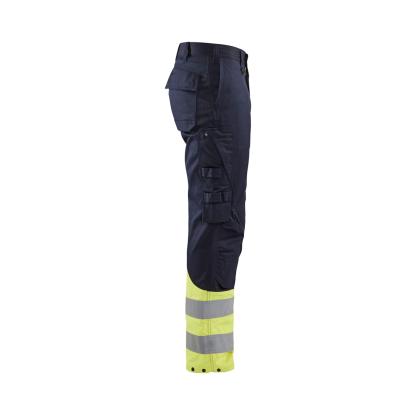 Blåkläder 1705 buks inherent steel, marineblå/hi-vis gul