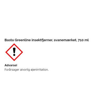Basta Greenline insektfjerner, svanemærket, 710 ml