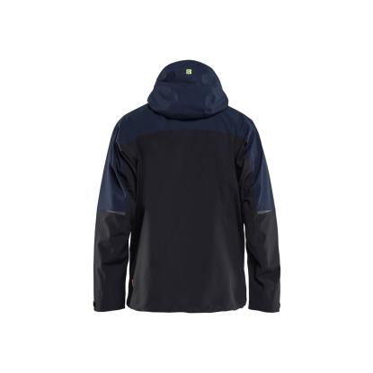 Blåkläder 4980 striker skaljakke 4-vejs stretch, mørk marineblå/hi-vis gul