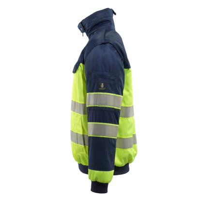 MASCOT SAFE IMAGE Livigno pilotjakke, hi-vis gul/marine