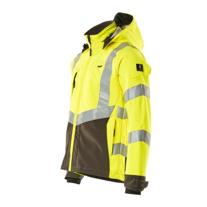 MASCOT SAFE SUPREME Blackpool softshell jakke, hi-vis gul/mørk antracit