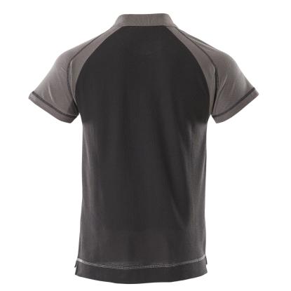 MASCOT IMAGE Bianco poloshirt med brystlomme, sort/antracit