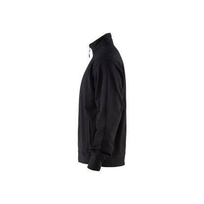 Blåkläder 3371 sweatshirt full zip, sort