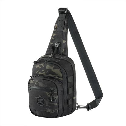 M-TAC Elite Slim Hex crossbody taske, sort multicam/sort