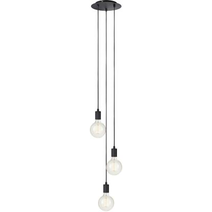 Markslöjd Sky pendel med 3 lys, Ø25 cm, sort
