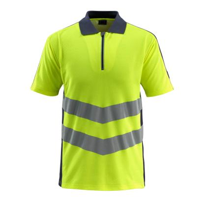 MASCOT SAFE SUPREME Murton poloshirt, hi-vis gul/mørk marine