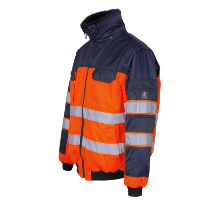 MASCOT SAFE IMAGE Livigno pilotjakke, hi-vis orange/marine