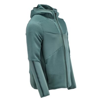 MASCOT CUSTOMIZED fleece hættetrøje med lynlås, lys skovgrøn