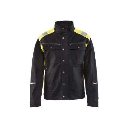 Blåkläder 4095 håndværker jakke, sort/hi-vis gul