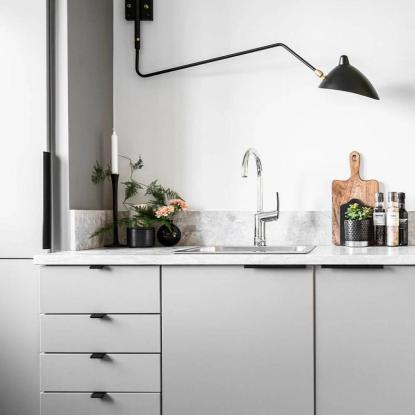 Beslag Design Edge Straight profilgreb, 40 mm, børstet sort