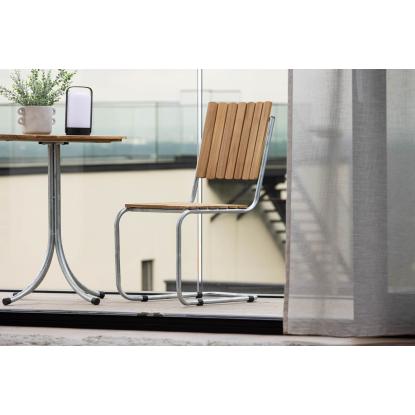 Venture Design Holmsund havestol, teaktræ, natur/sølv