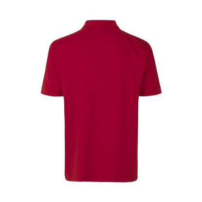 ID PRO Wear 0330 poloshirt med trykknap, rød