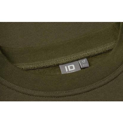 ID 0600 sweatshirt, klassisk, oliven