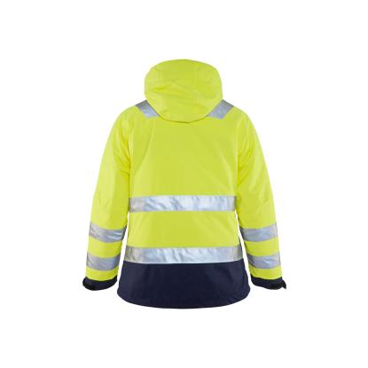 Blåkläder 4872 dame high vis vinterjakke, hi-vis gul/marineblå