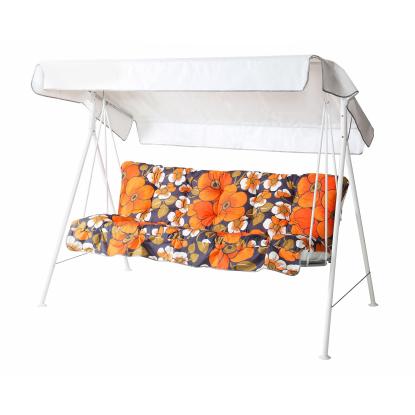 Varax Riviera 3 personers hængesofa, orange-blomstret