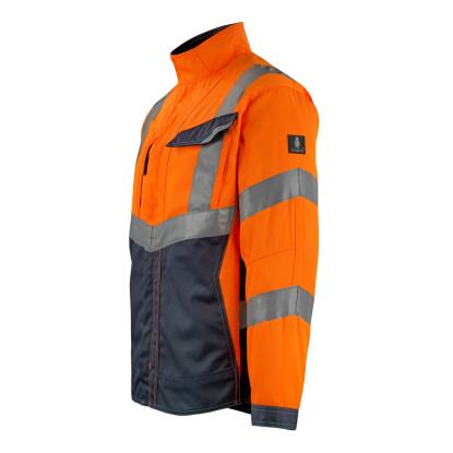 MASCOT SAFE SUPREME Oxford arbejdsjakke, hi-vis orange/mørk marine