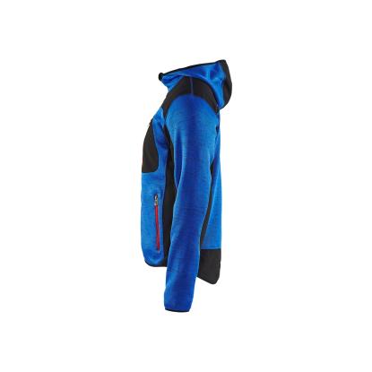 Blåkläder 4930 strikket jakke med softshell, koboltblå/sort